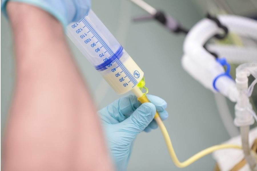 feeding tube equipment care