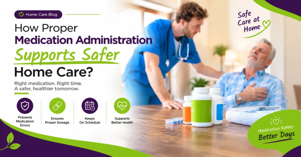 how proper medication administration supports safer home care