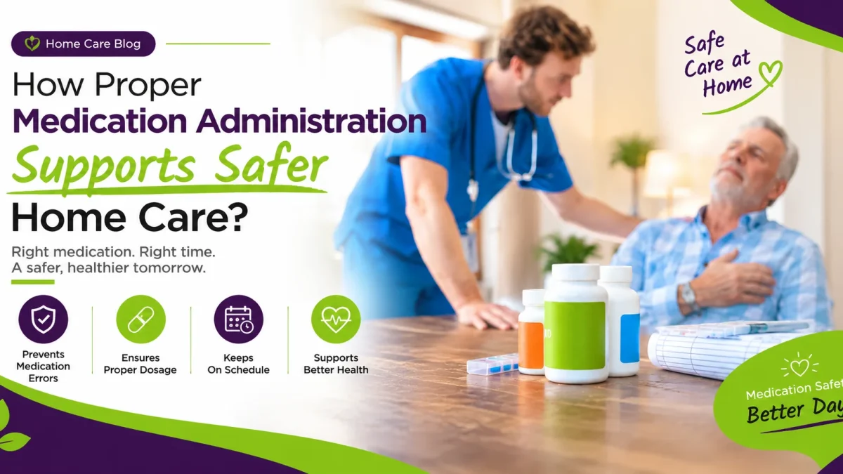 how proper medication administration supports safer home care